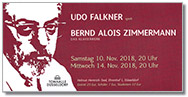 Poster des Konzertes vom 10. November 2018