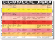 Programm des Rheinischen Musikfestes 1988